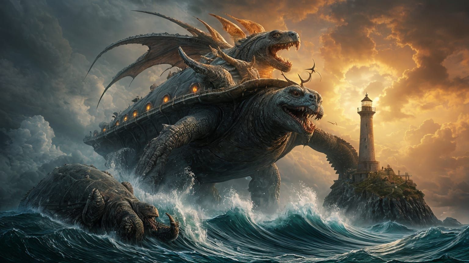 Terror Turtle Emerges from the Abyss