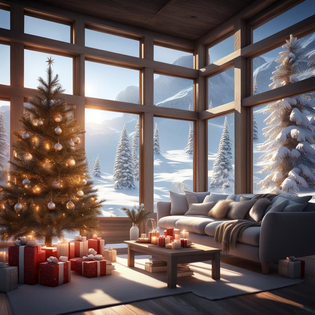 Magical Winter Christmas Home with Stunning Views