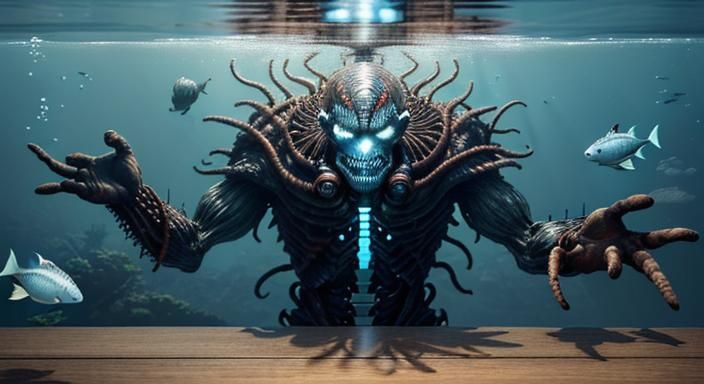 Hyperrealistic Tomato Monster Portrait in Golden Hour Light