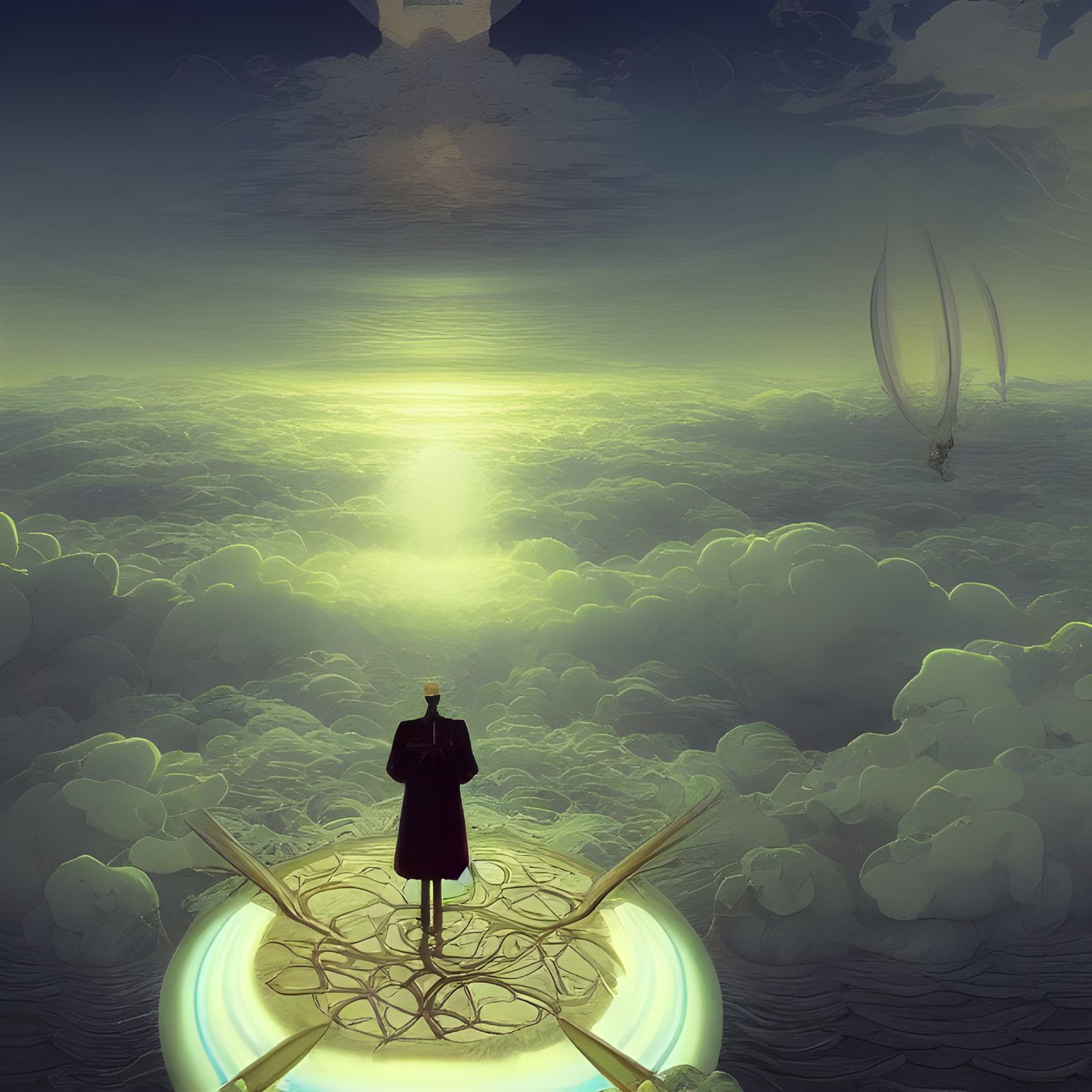 Abyssal Cyberpunk Structures: Hypermaximalist Digital Art