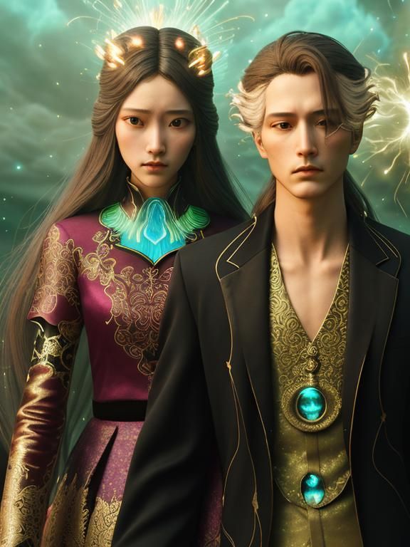 Surreal Lovers Torn Apart in Exploding Light