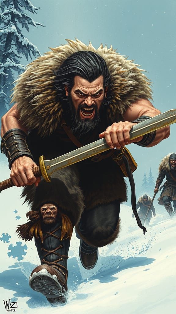 The Berserker in a Blizzard