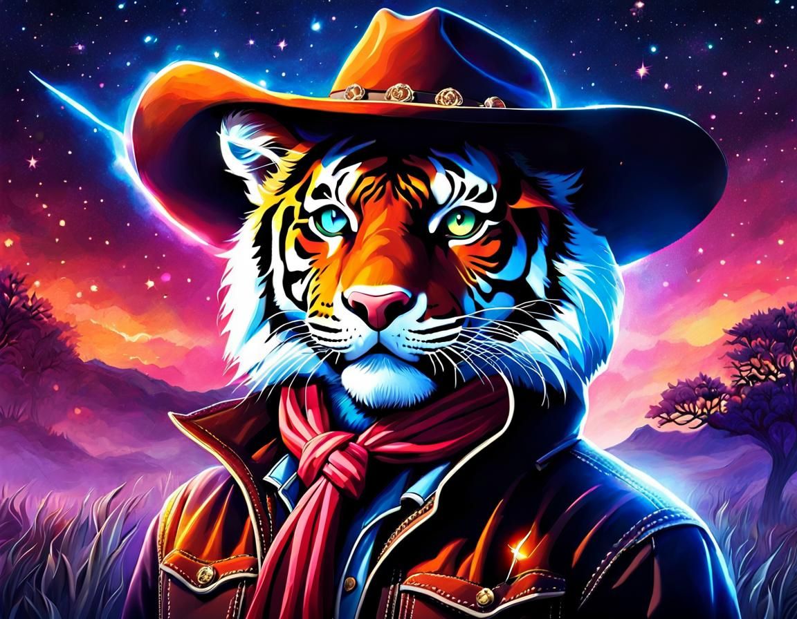 Aaahh!!! Real Monsters Meet a Cosmic Kawaii Tiger