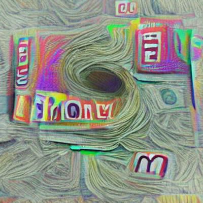 Stylized Money Concept