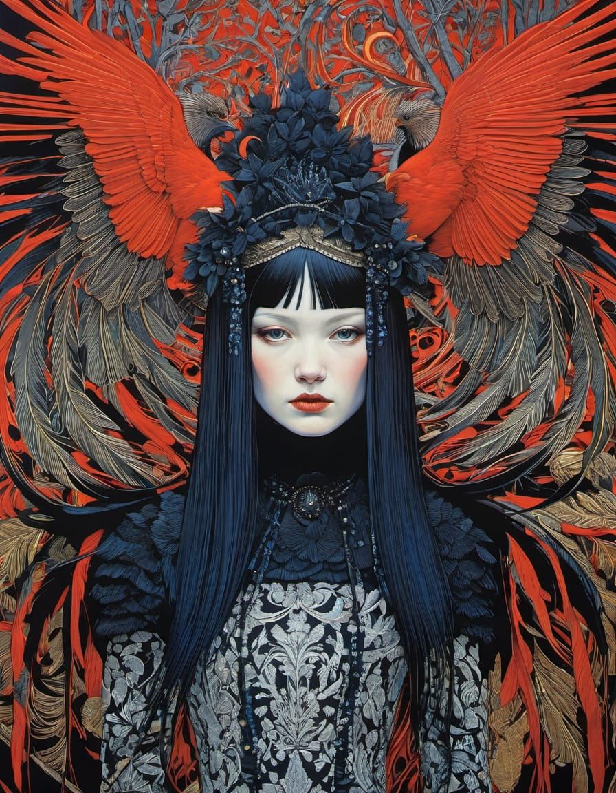 Tribute to Illustrative and Surrealist Art Styles