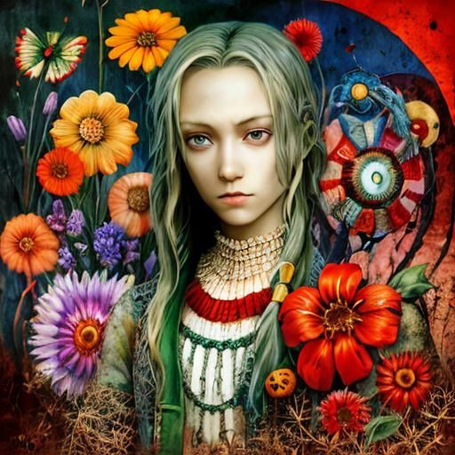 Abstract Image Generated from 'DeviantArt' Prompt