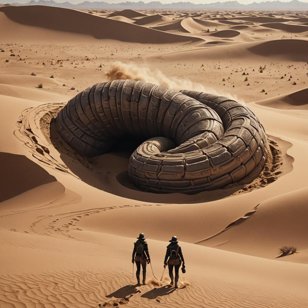 Giant Desert Earthworm Emergence