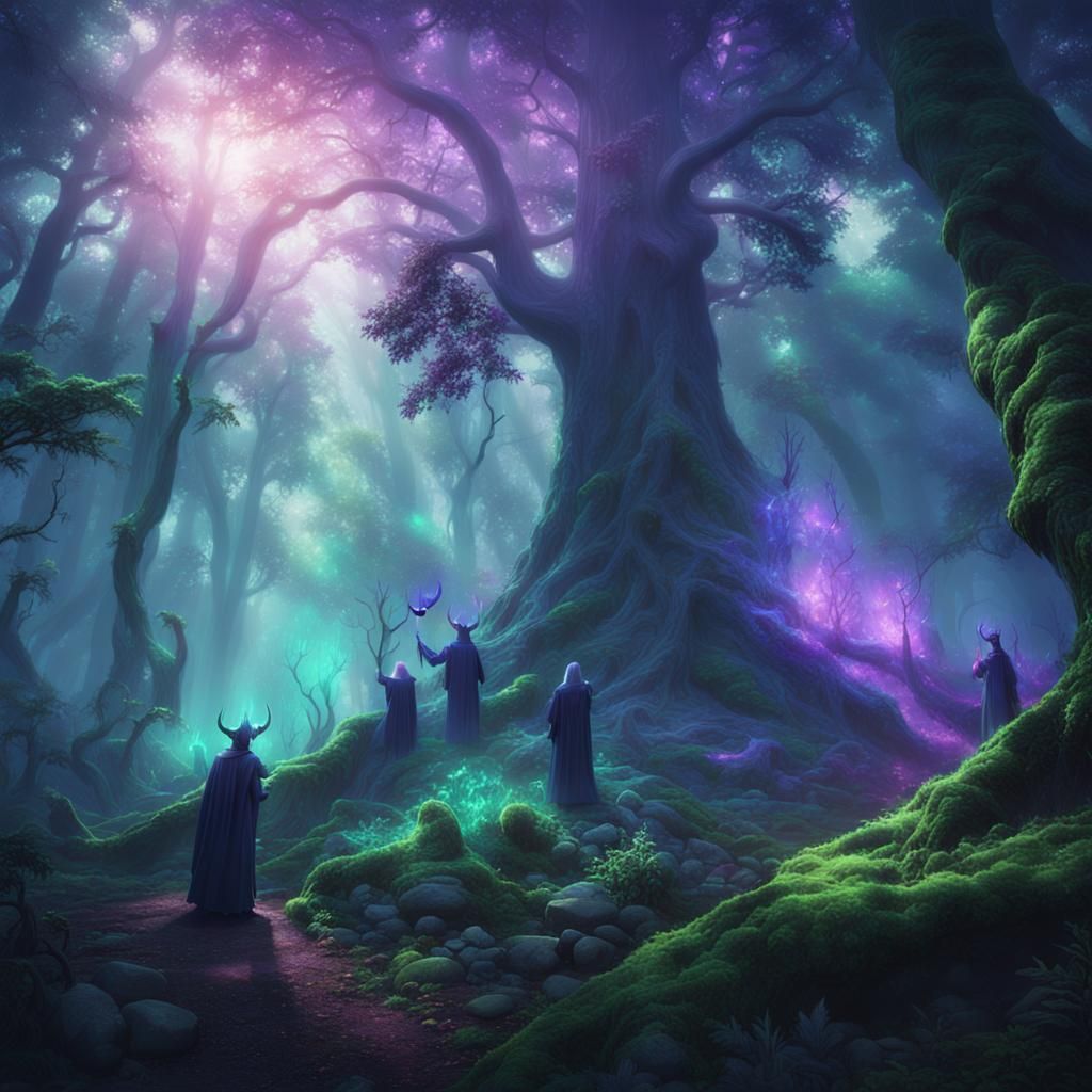 Mystical Forest: Devil Worshippers in Fantasy Art