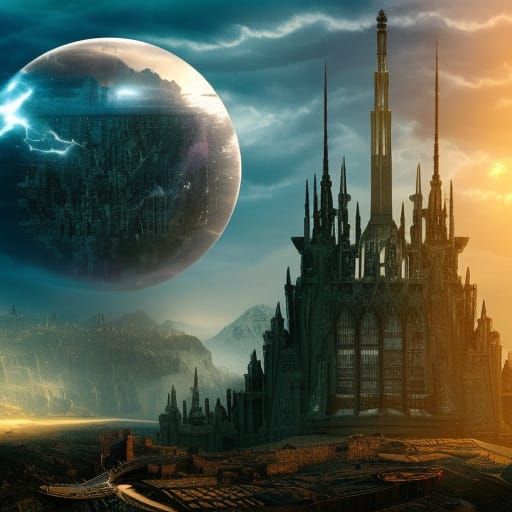 Doctor Evil Digital Matte Painting