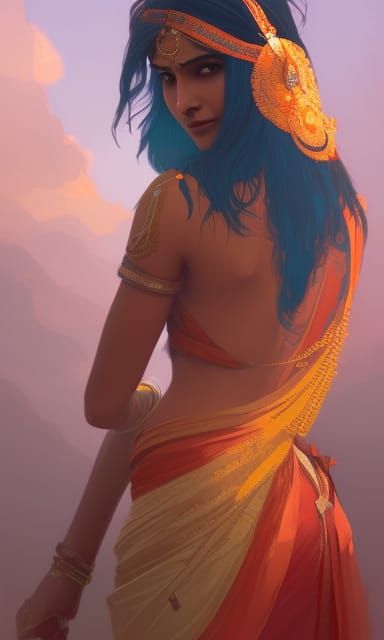 Indian Women: Hyperdetailed Concept Art