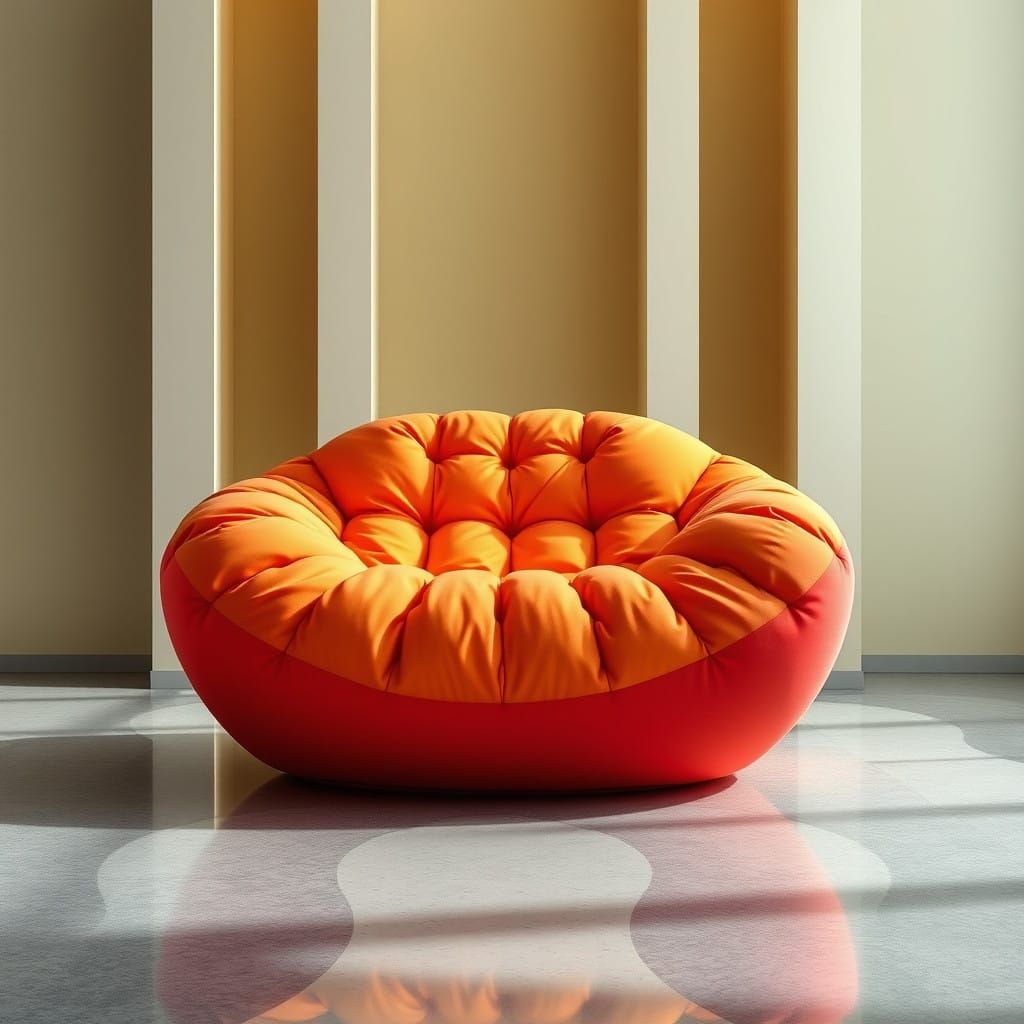 Vibrant Google-Style Chair Photography