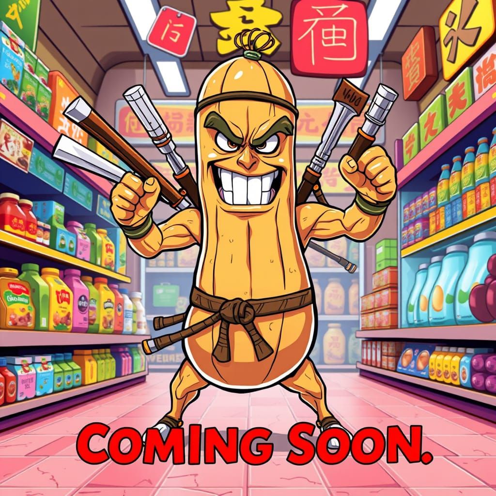 Kung Fu Pinda: Cartoon Peanut Warrior