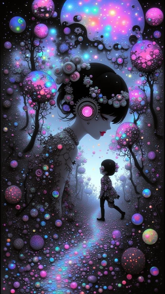 <lora:SurrealChalk:1.0> Double Exposure Collage Digital art ...