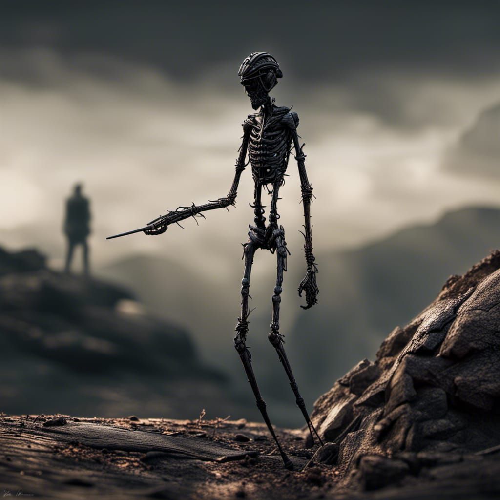 Hyperrealistic Stickman in High Definition