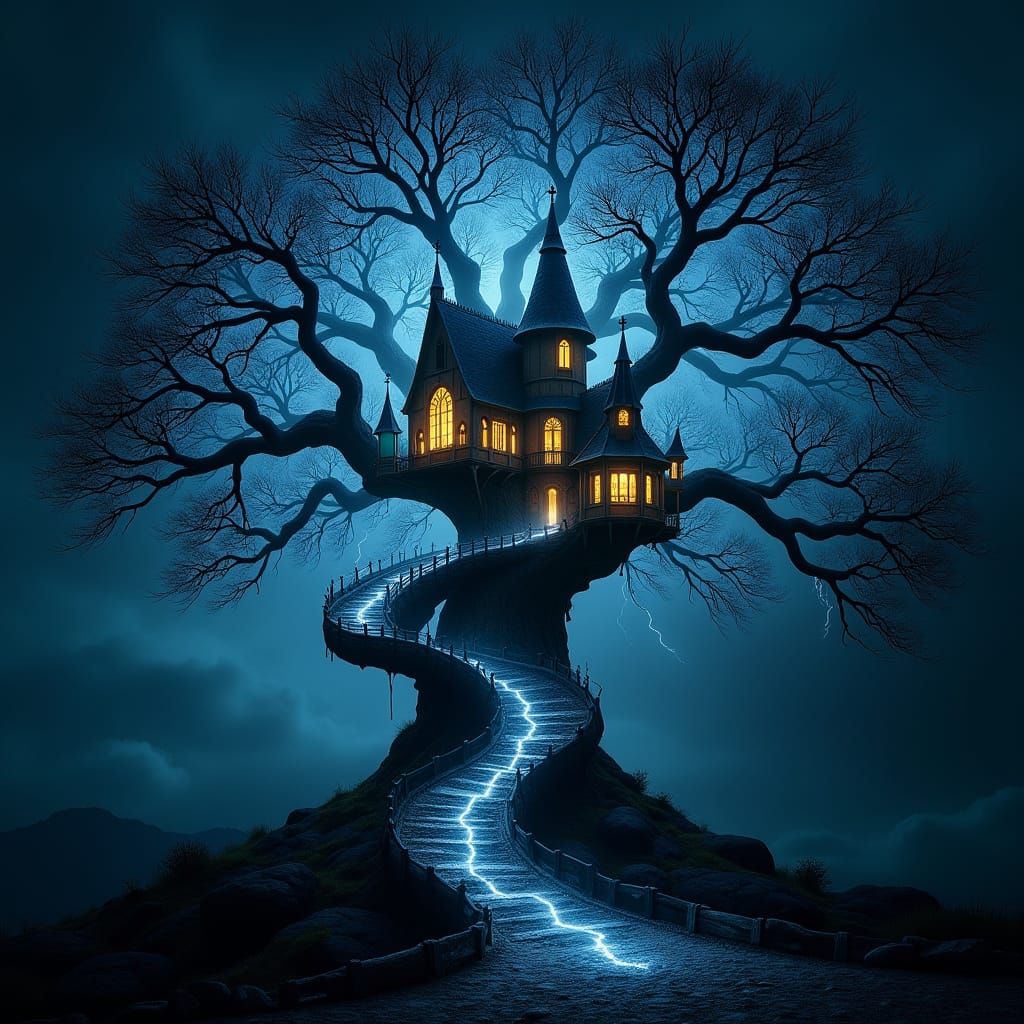 Gothic treehouse