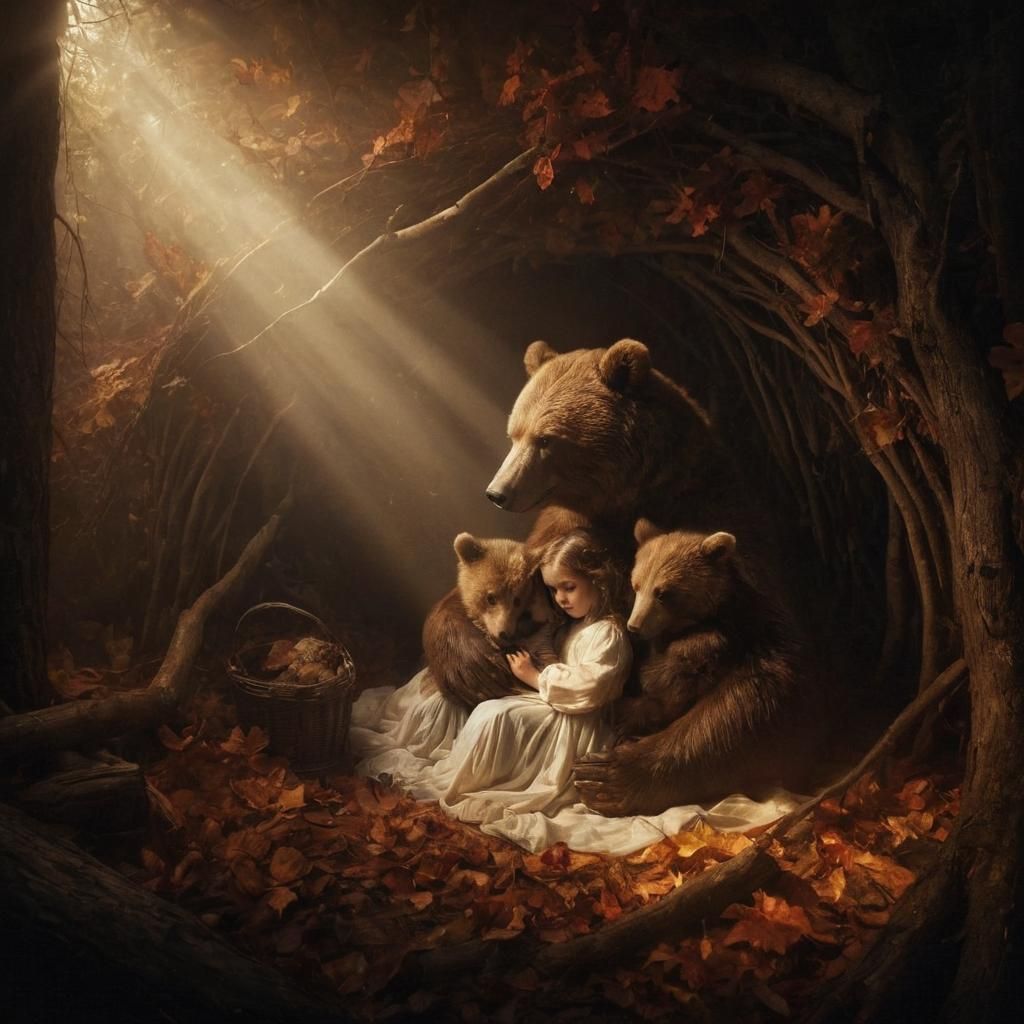 Mama Bear's cozy Winter den is ready