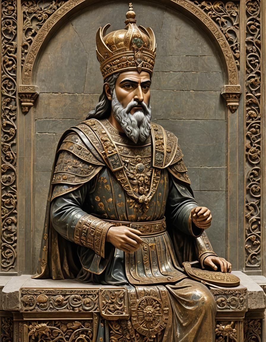 Darius the Great in Persian Imperial Ornaments