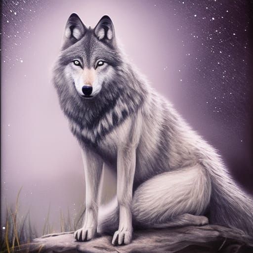 Lone Wolf Portrait