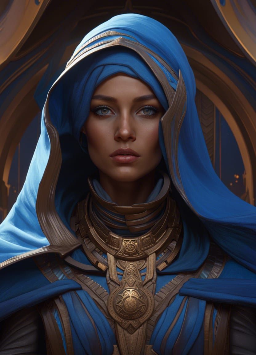 Fremen Warrior in Stillsuit: Hyperdetailed Concept Art