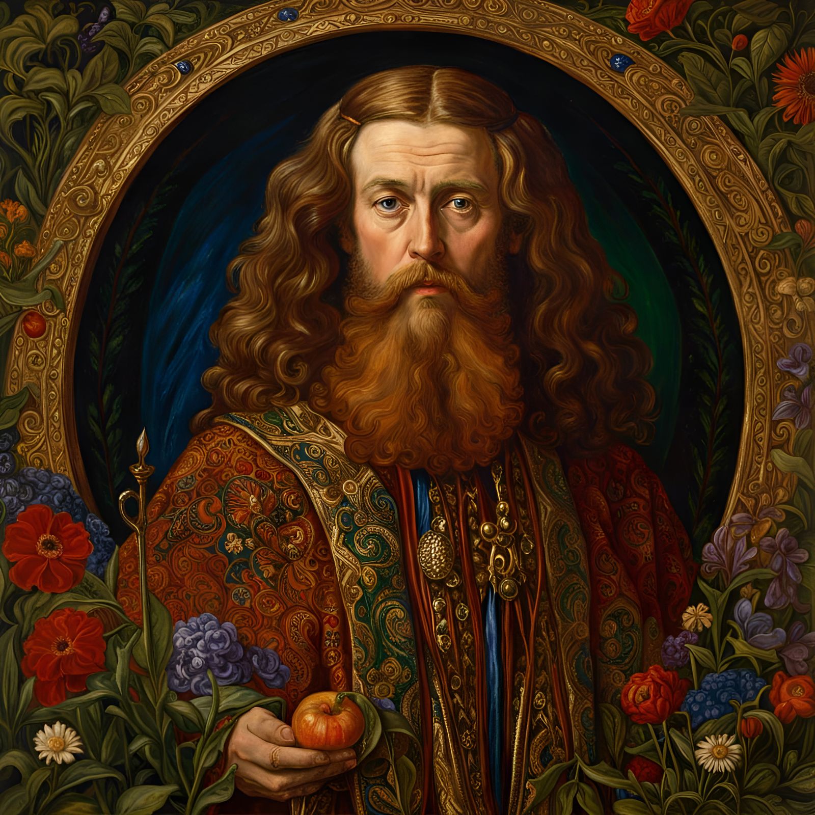 The Wizard (Homage to Pre-Raphaelite artist John Everett Millais)