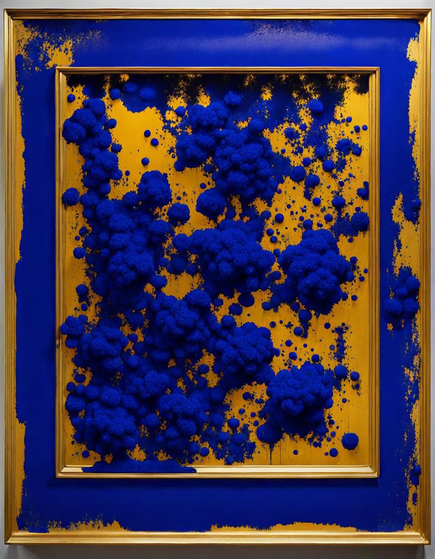 Monochrome Bleu: An Yves Klein Inspired Painting