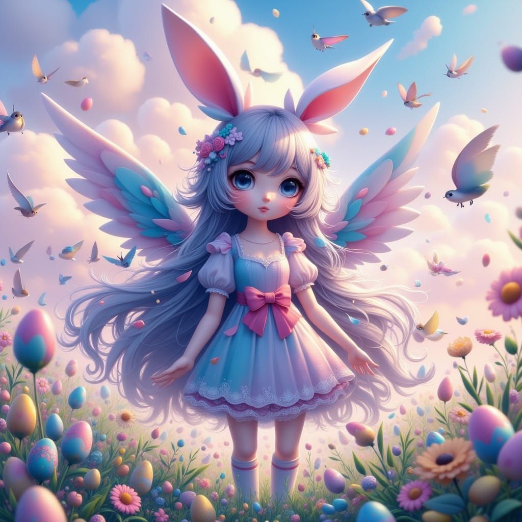 <lora:Ultra Cute Flux:1.0> E By artist "anime", 3d anime art...