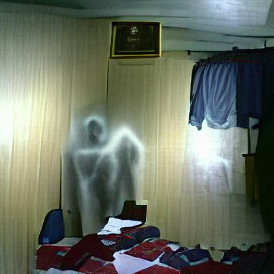 Simple Ghost Image Generated by AI
