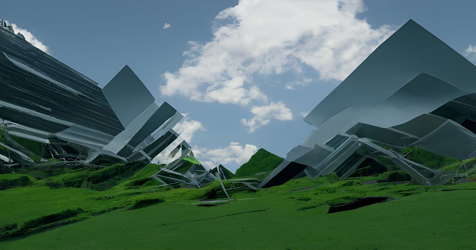 Glitched Cyberpunk World Simulation in 8K