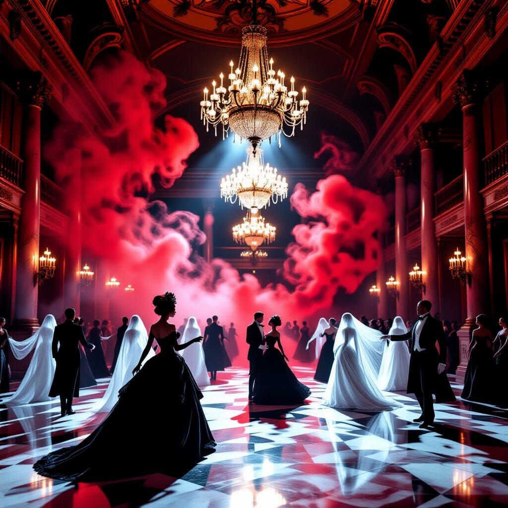 Haunted New Year's Ball in Decaying Ballroom