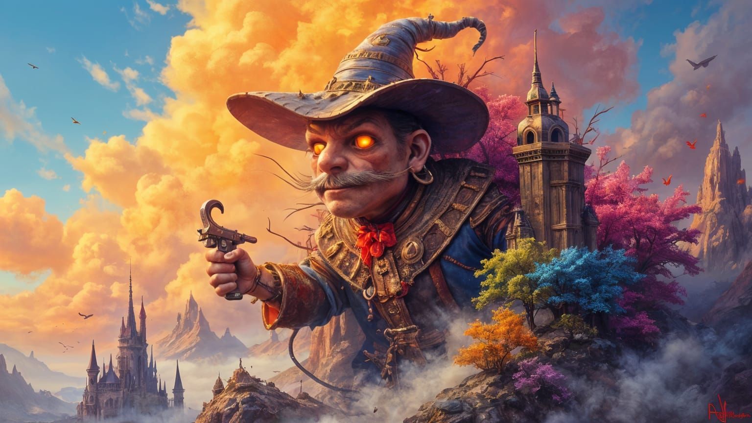 Surreal Art in the Style of Sanchez Nevado