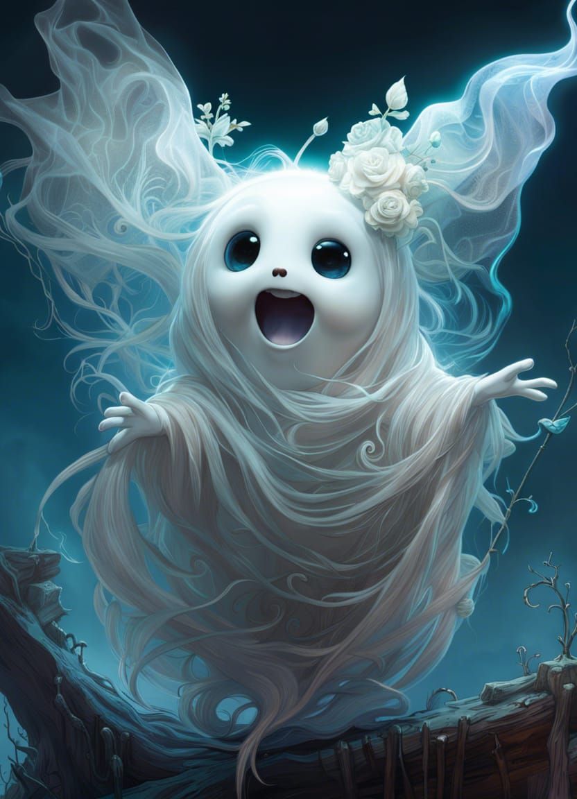 Ethereal Ghost in Fantasycore Style