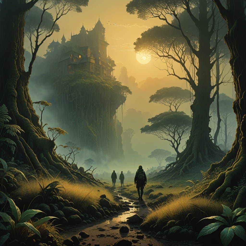 Castaways Explore a Jungle Island in Hyperrealistic Digital ...