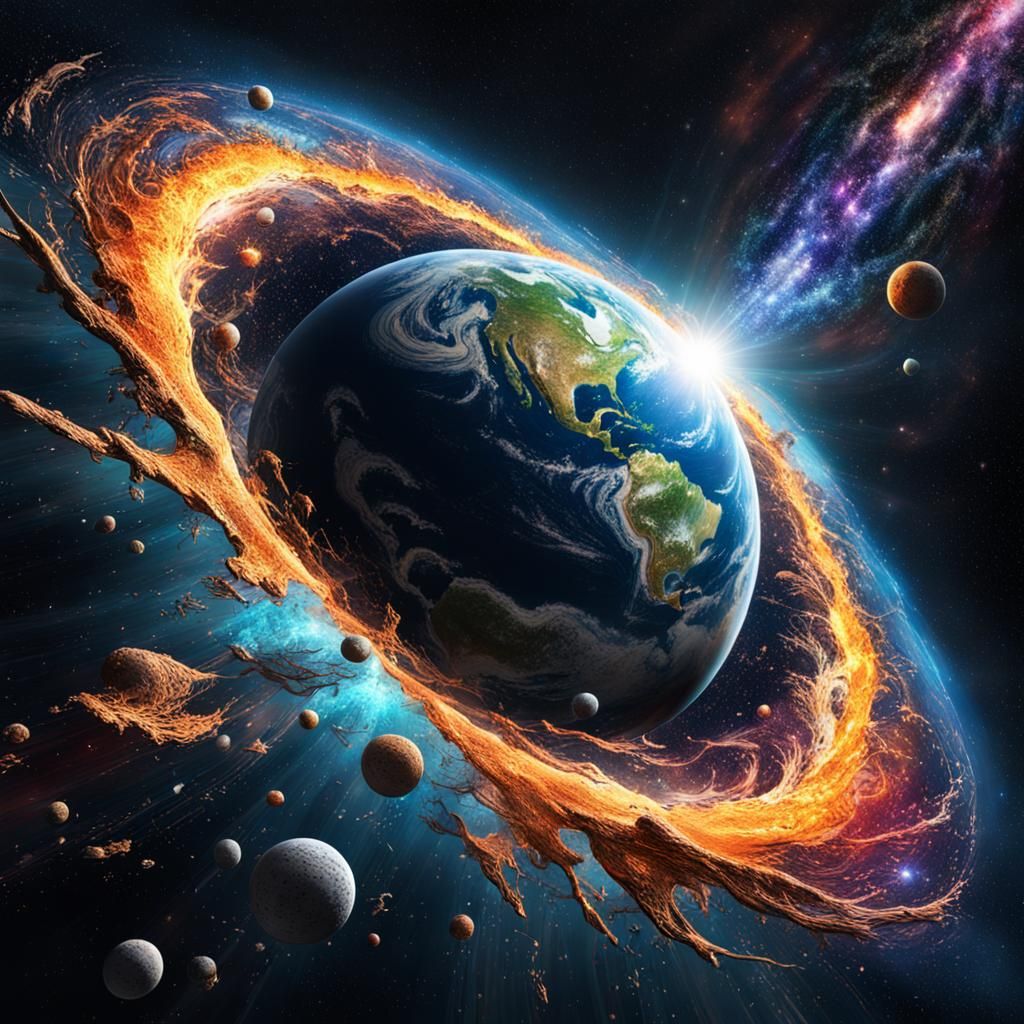 Hyperrealistic Edge of the Universe Concept Art