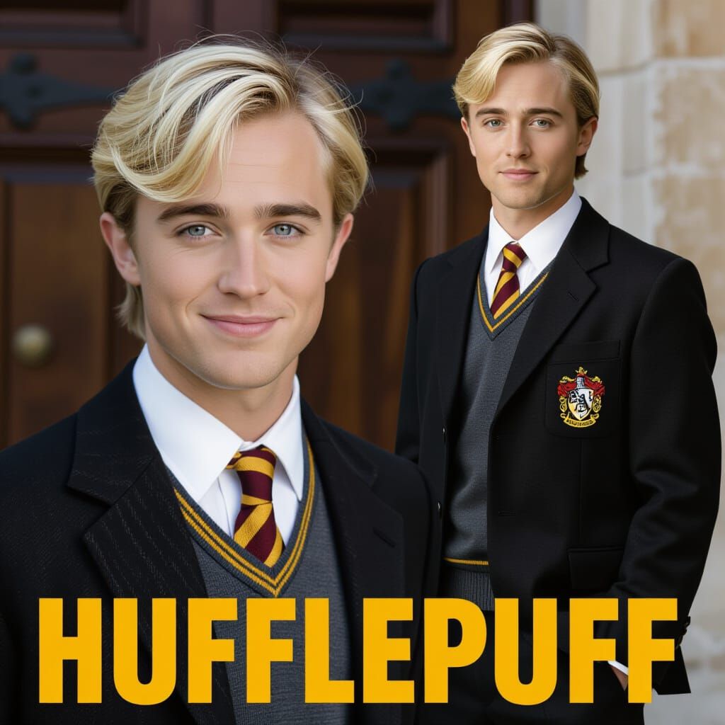 Tom Felton as Hufflepuff Draco Malfoy