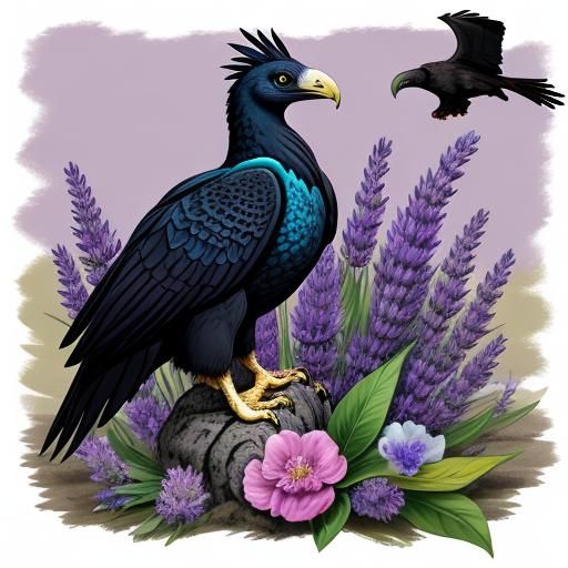 Hybrid Alien Animal with Fox Face and Horse Body