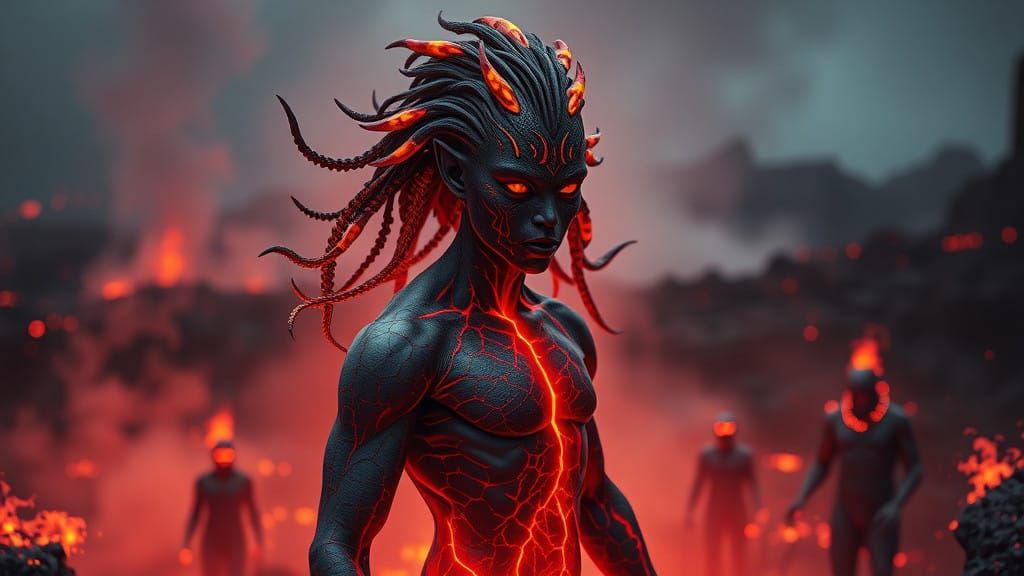 Qal'met, Monarch of Lava and Ash