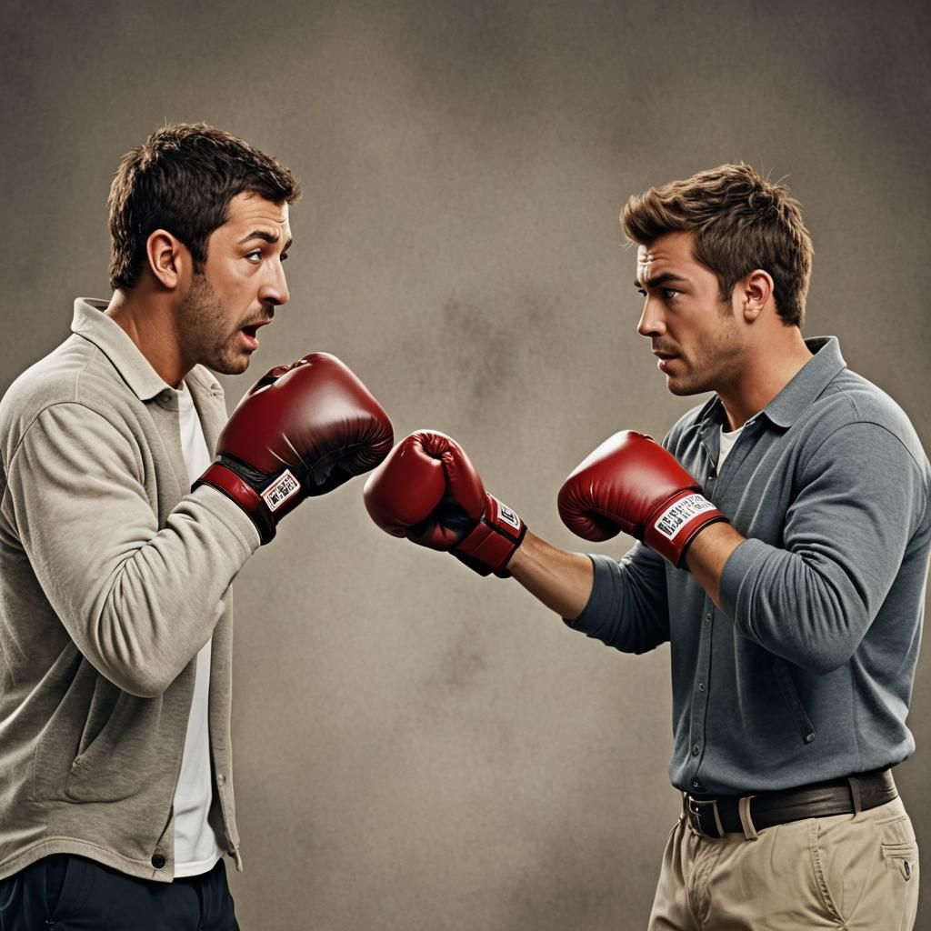 Adam Sandler Punches Zac Efron: Portrait Photography