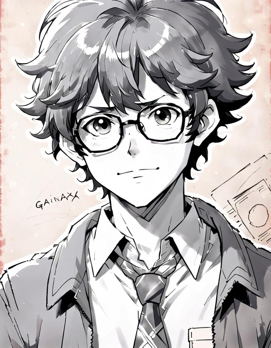 Young David Manga Sketch