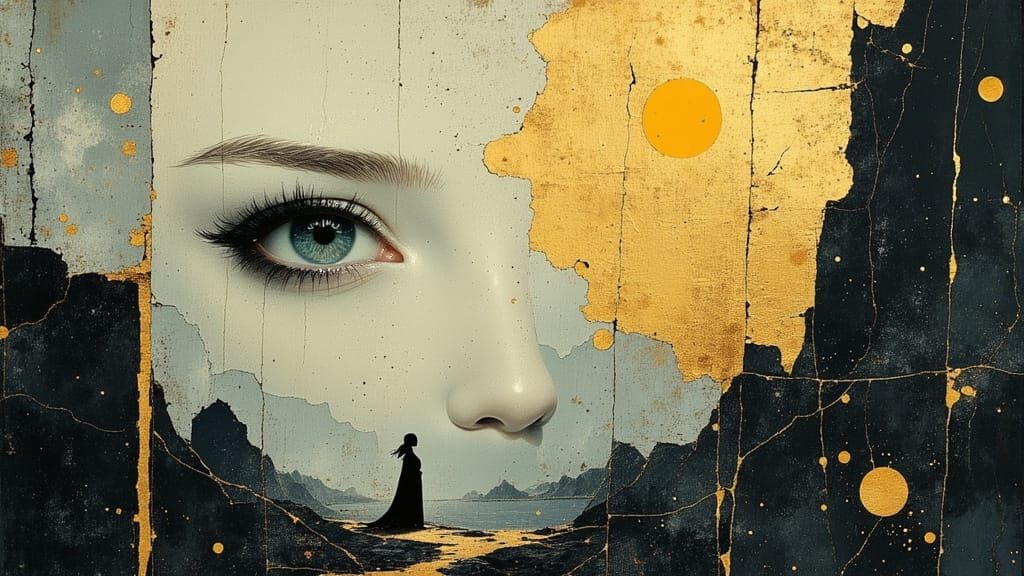 Dreamlike Digital Painting of Algorithmic Secrets and Ominou...