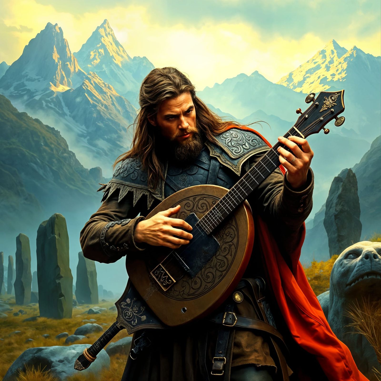 Epic Warrior Poet in Heritage Armor