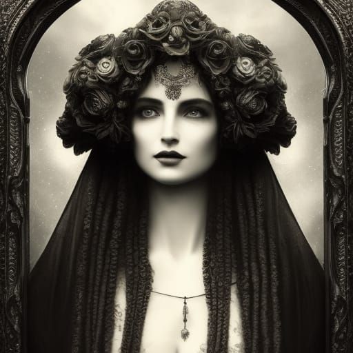 Cthulhu Bride: Dark Victorian Portrait