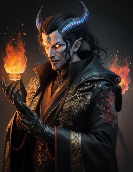 Robotic Dragon Villain in Anime Street Art Style