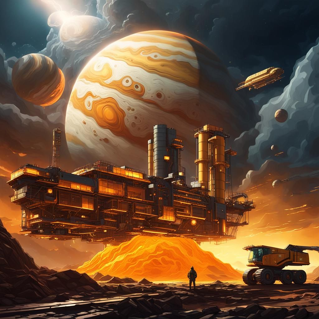 Jupiter Mining Habitat Concept Art