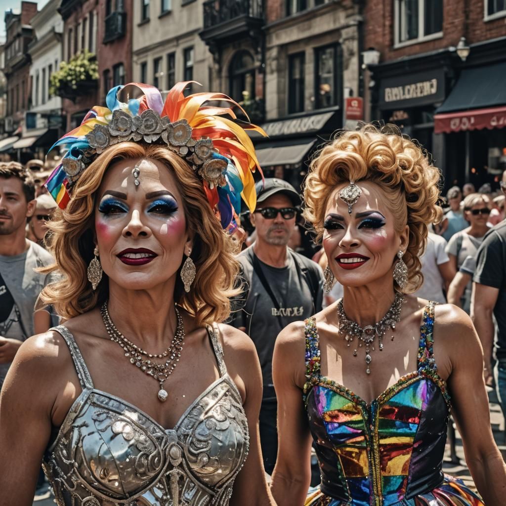 Gay Pride Celebration in Old Town