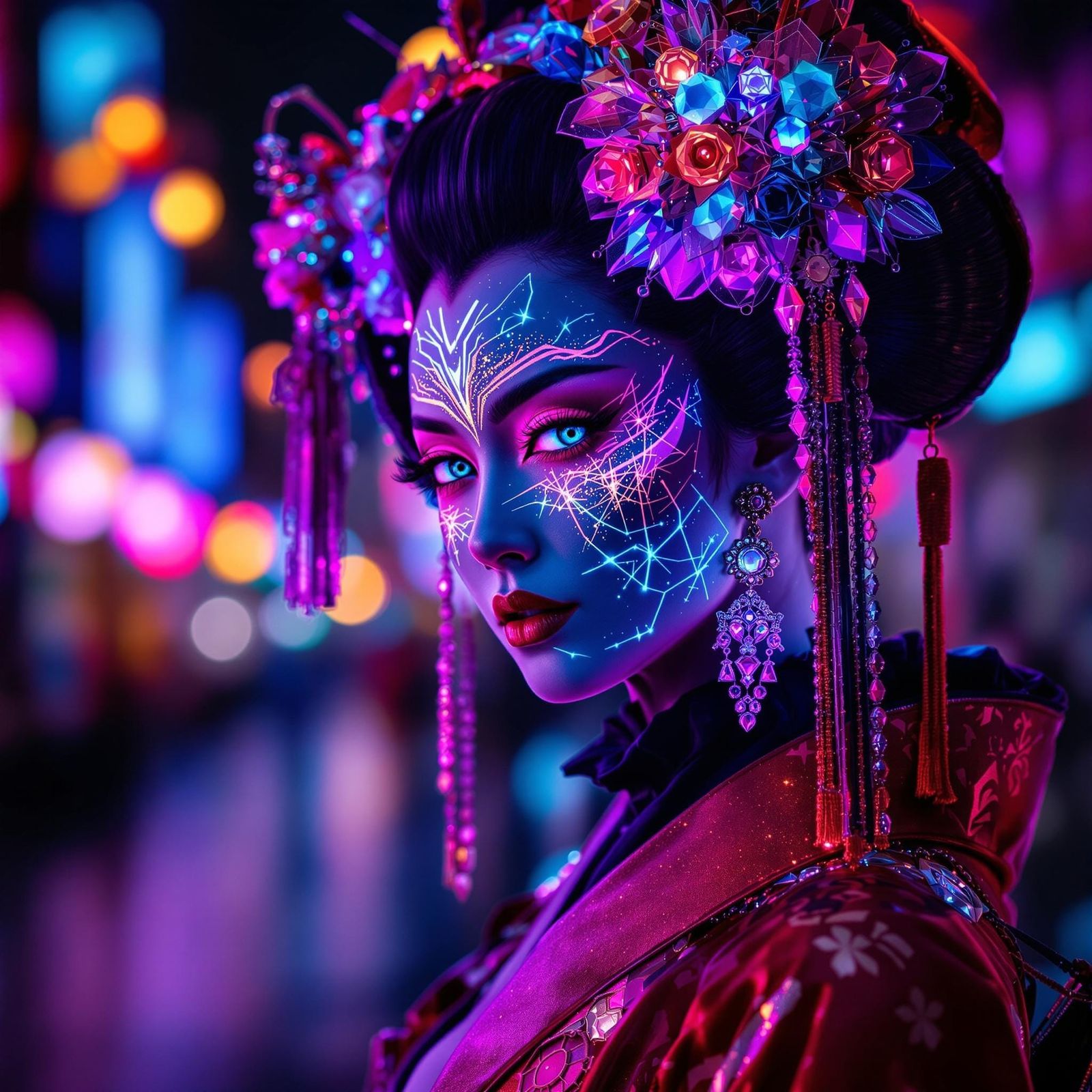 Cyberpunk Geisha