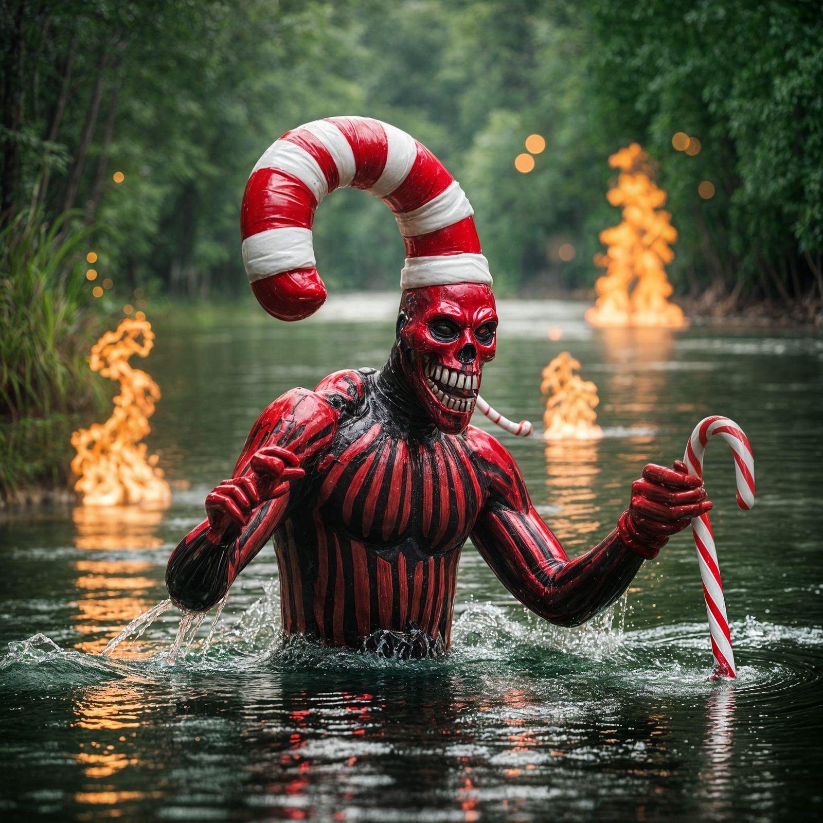 Krampus Goes For A Swim In The Burning Bayou II