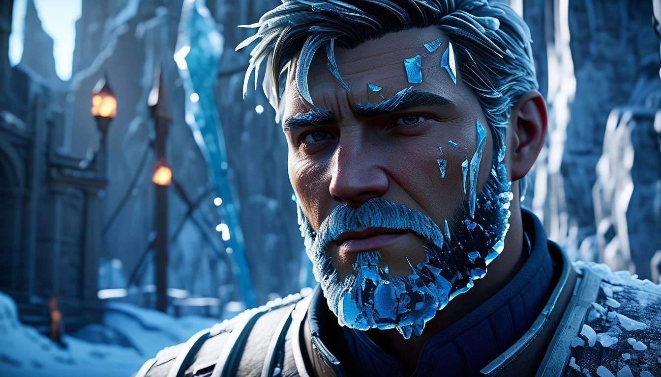 Elsa Transforms Men into Ice in a Stunning 8K Cinematic