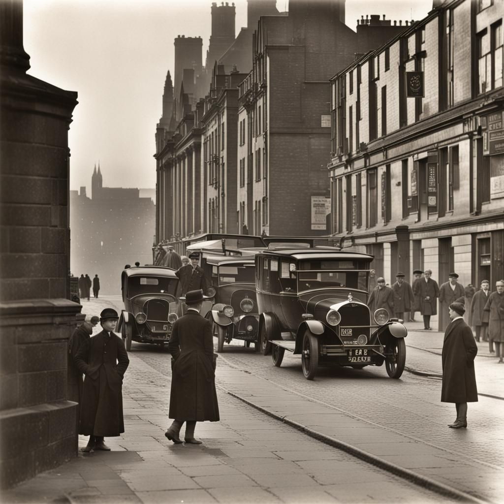 Glasgow in the 1920s: A Vintage View
