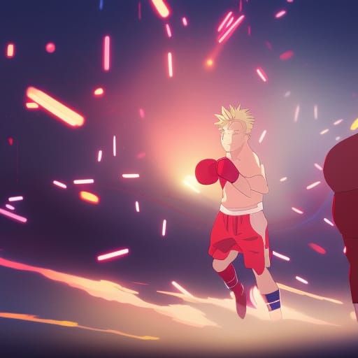 KSI vs Jake Paul: Anime Boxing Key Visual