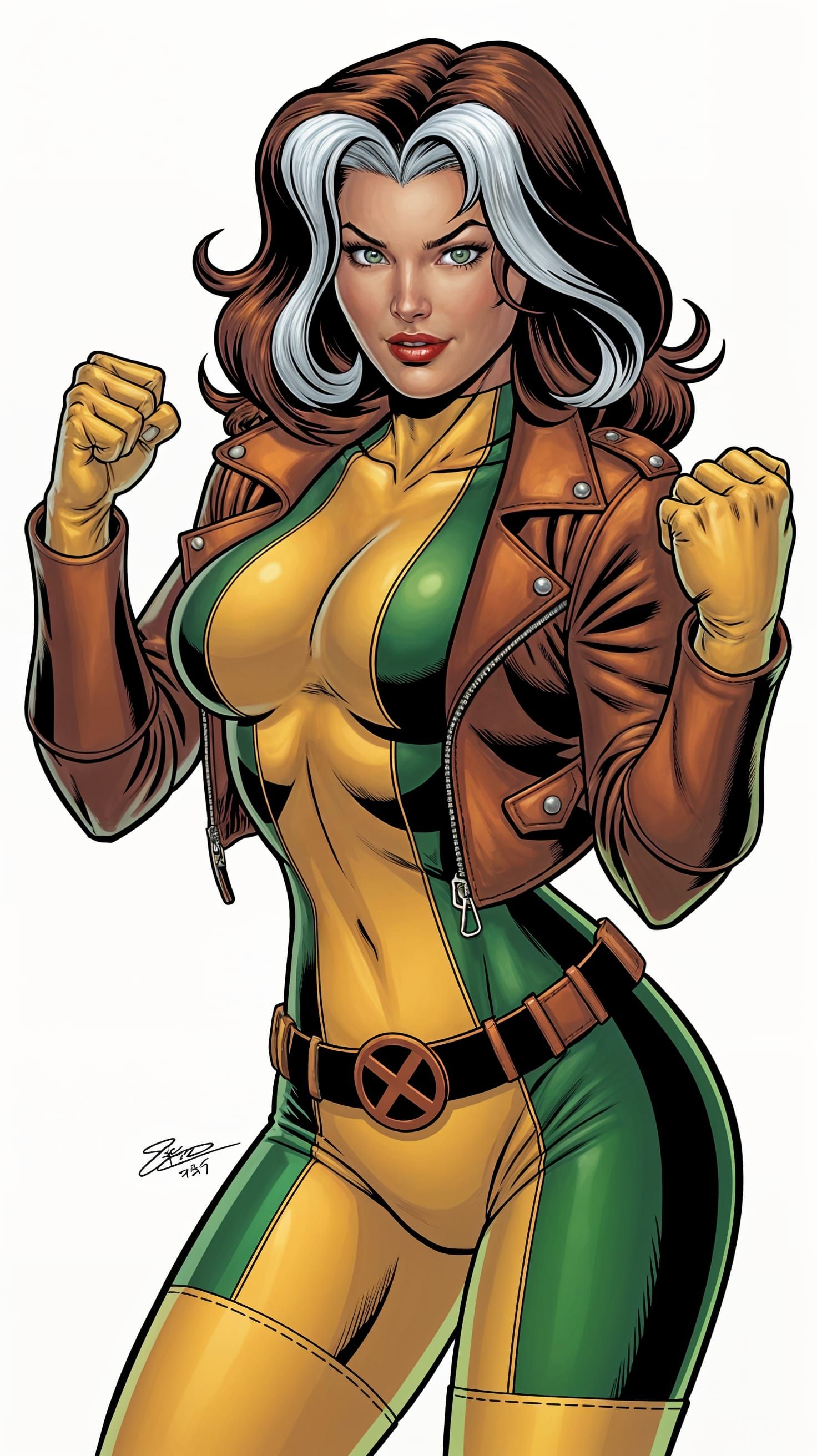 Rogue: Southern Siren in Cyberpunk Attire